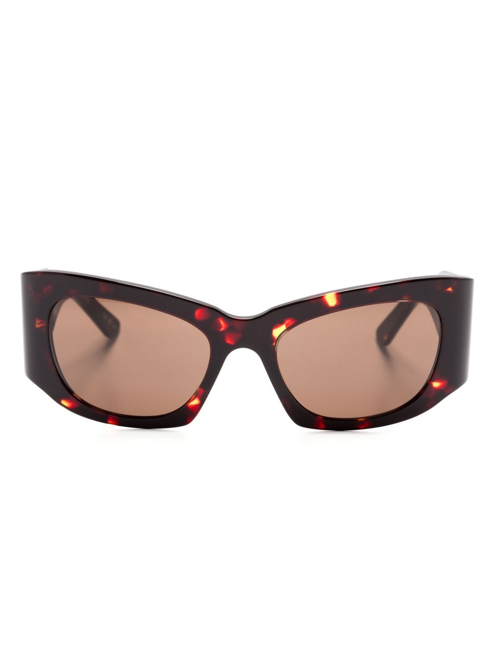 Balenciaga Eyewear 蝴蝶形镜框太阳眼镜 - 褐色