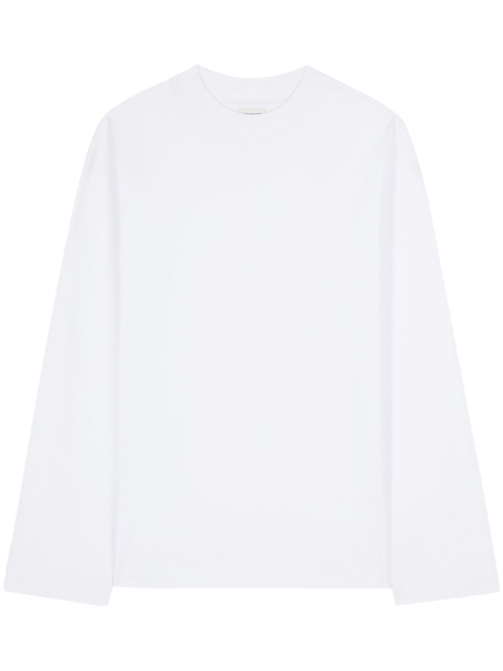 DRIES VAN NOTEN 长袖棉T恤 - 白色