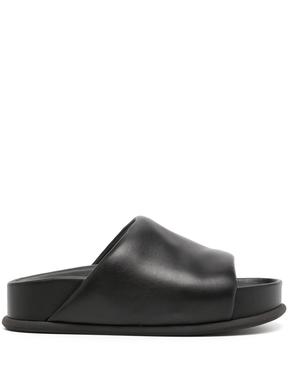3.1 Phillip Lim Freida Pillow 厚底拖鞋 - 黑色