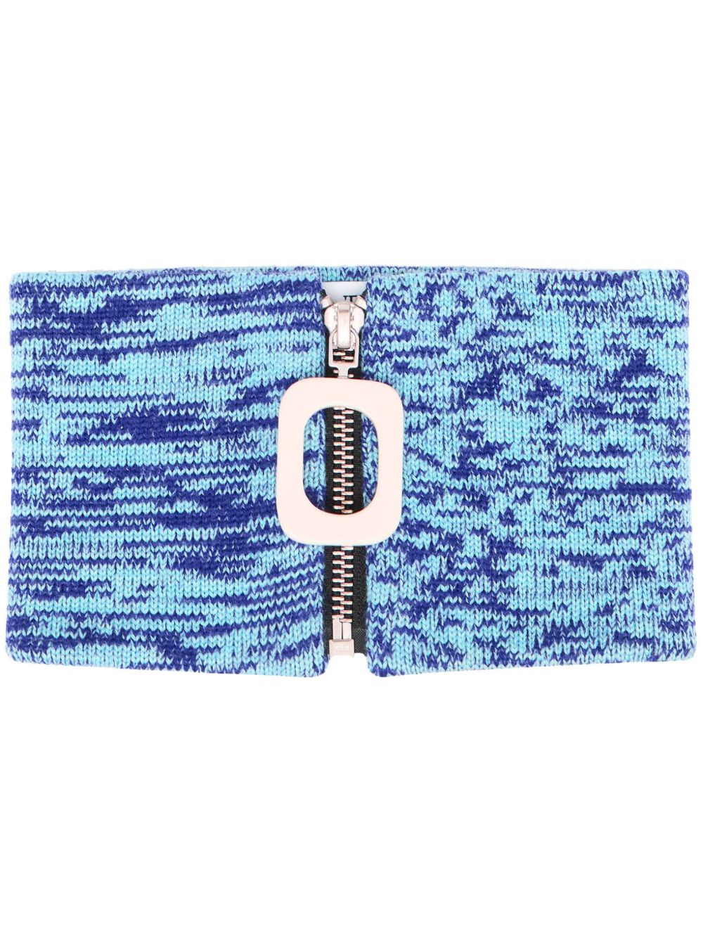 JW Anderson 拉链围脖 - 蓝色