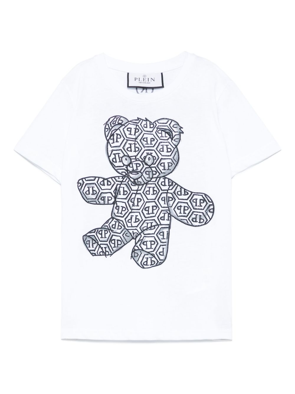 Philipp Plein Junior Teddy Bear T恤 - 白色