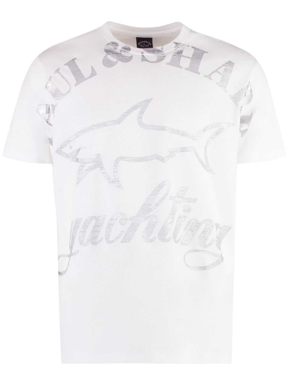 Paul & Shark logo印花T恤 - 白色