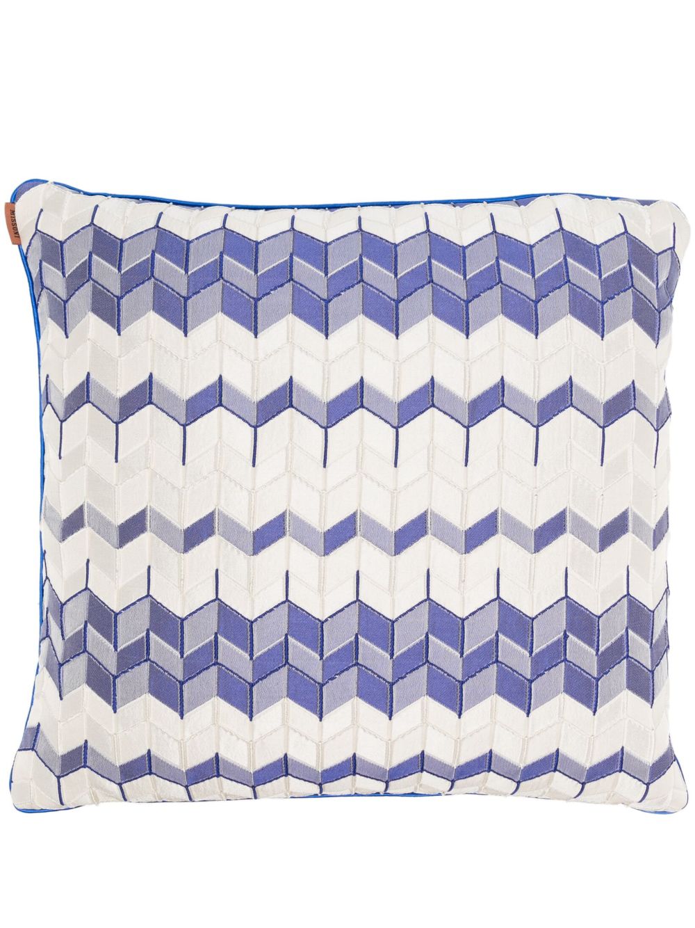 Missoni Home Tread 棉抱枕 - 蓝色