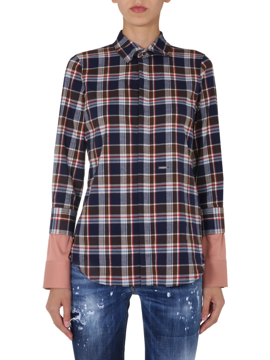 Dsquared2 法兰绒衬衫