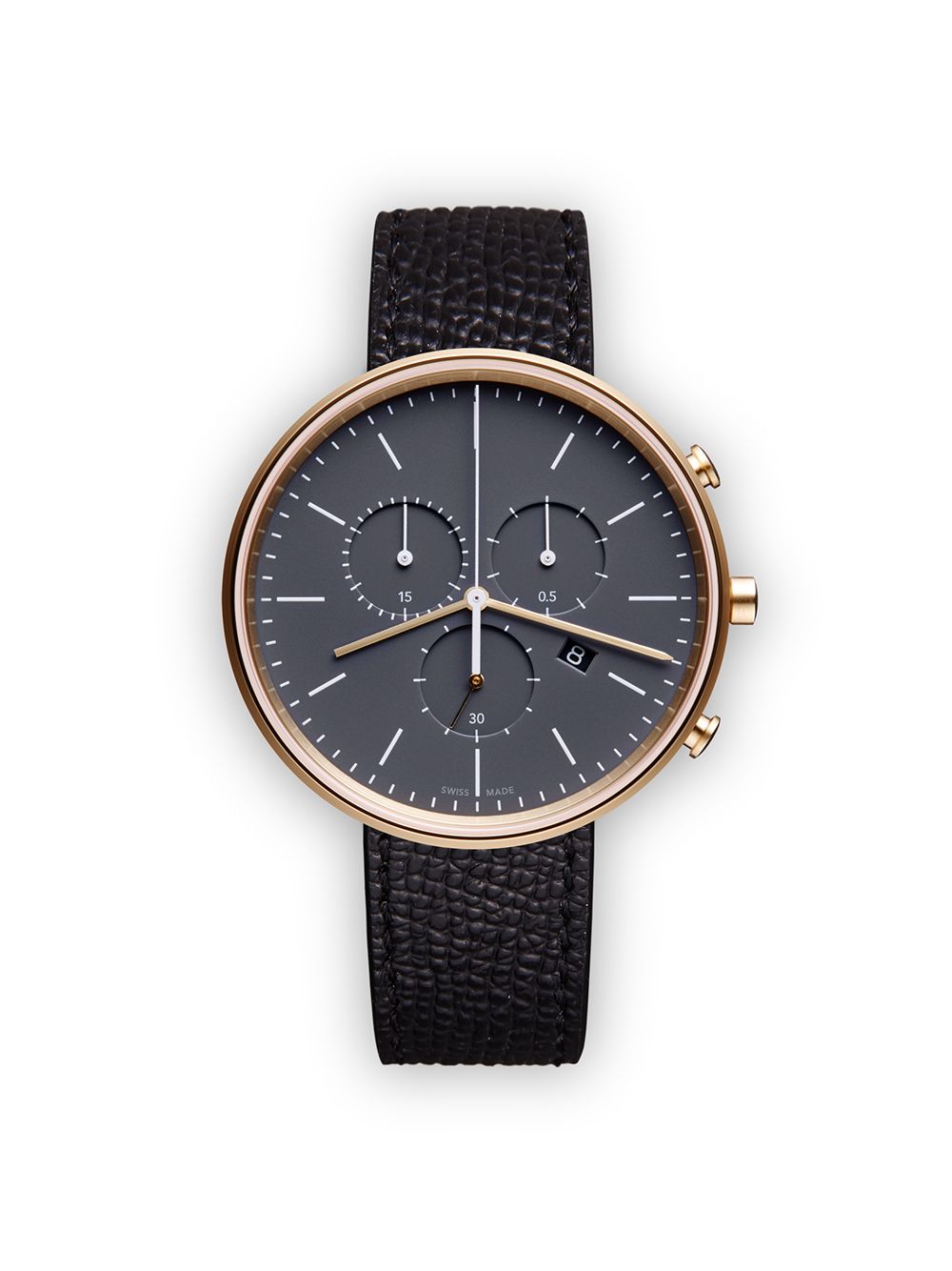 Uniform Wares M40 chronograph watch - 黑色