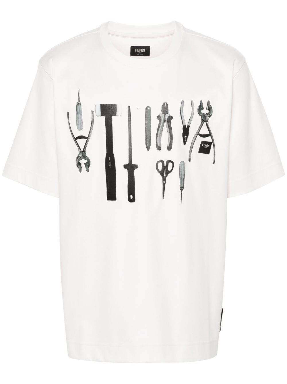 FENDI Fendi Tools 棉T恤 - 中性色