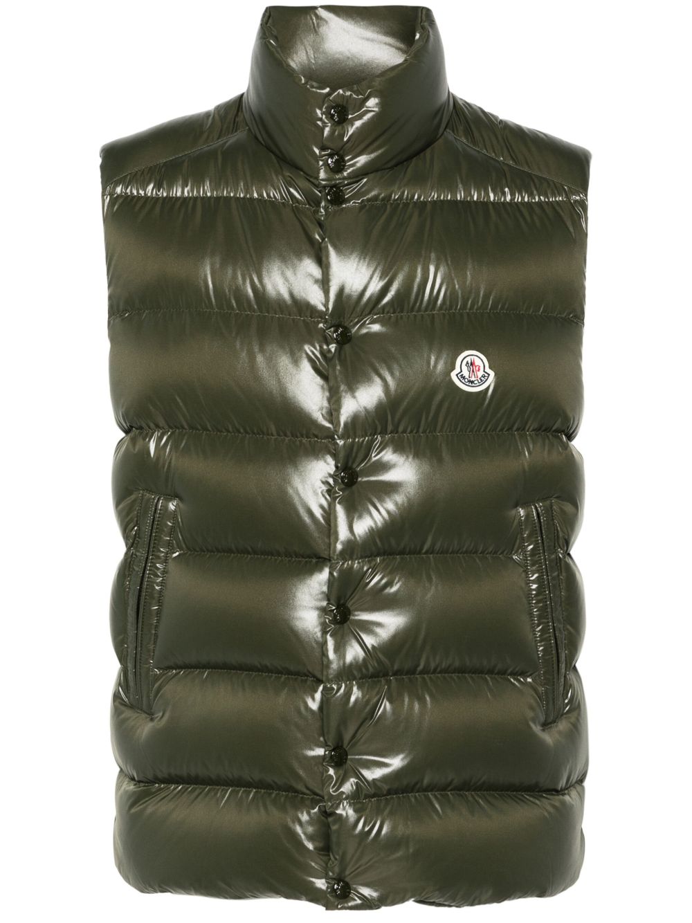 Moncler Tibb 填充马甲 - 绿色