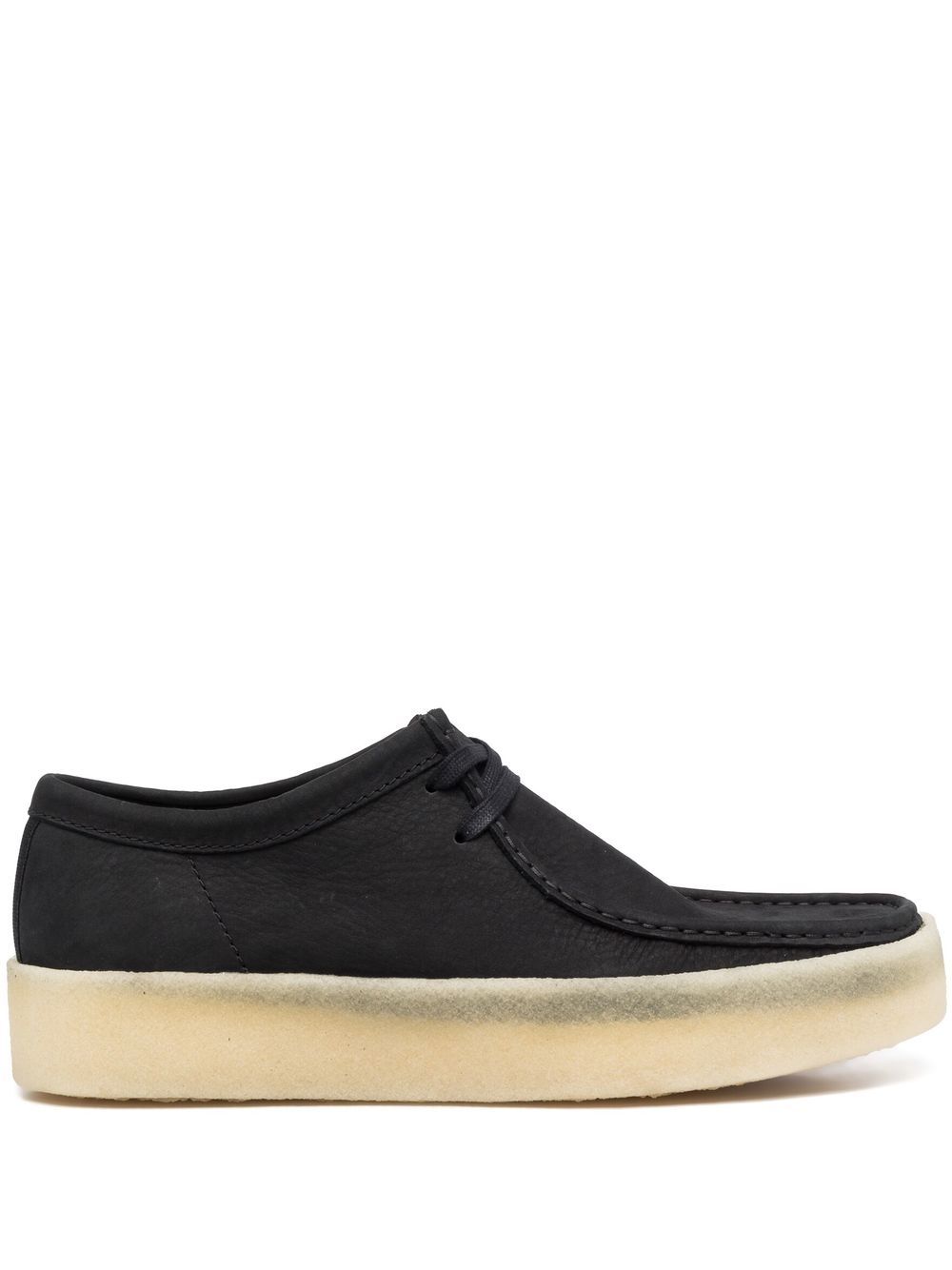 Clarks Originals Wallabee Cup 皮质乐福鞋 - 黑色