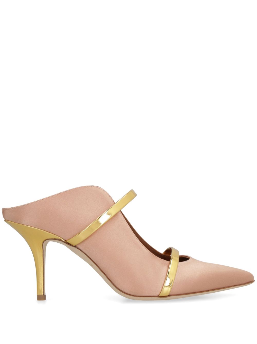 Malone Souliers Maureen真皮穆勒高跟鞋 - 中性色