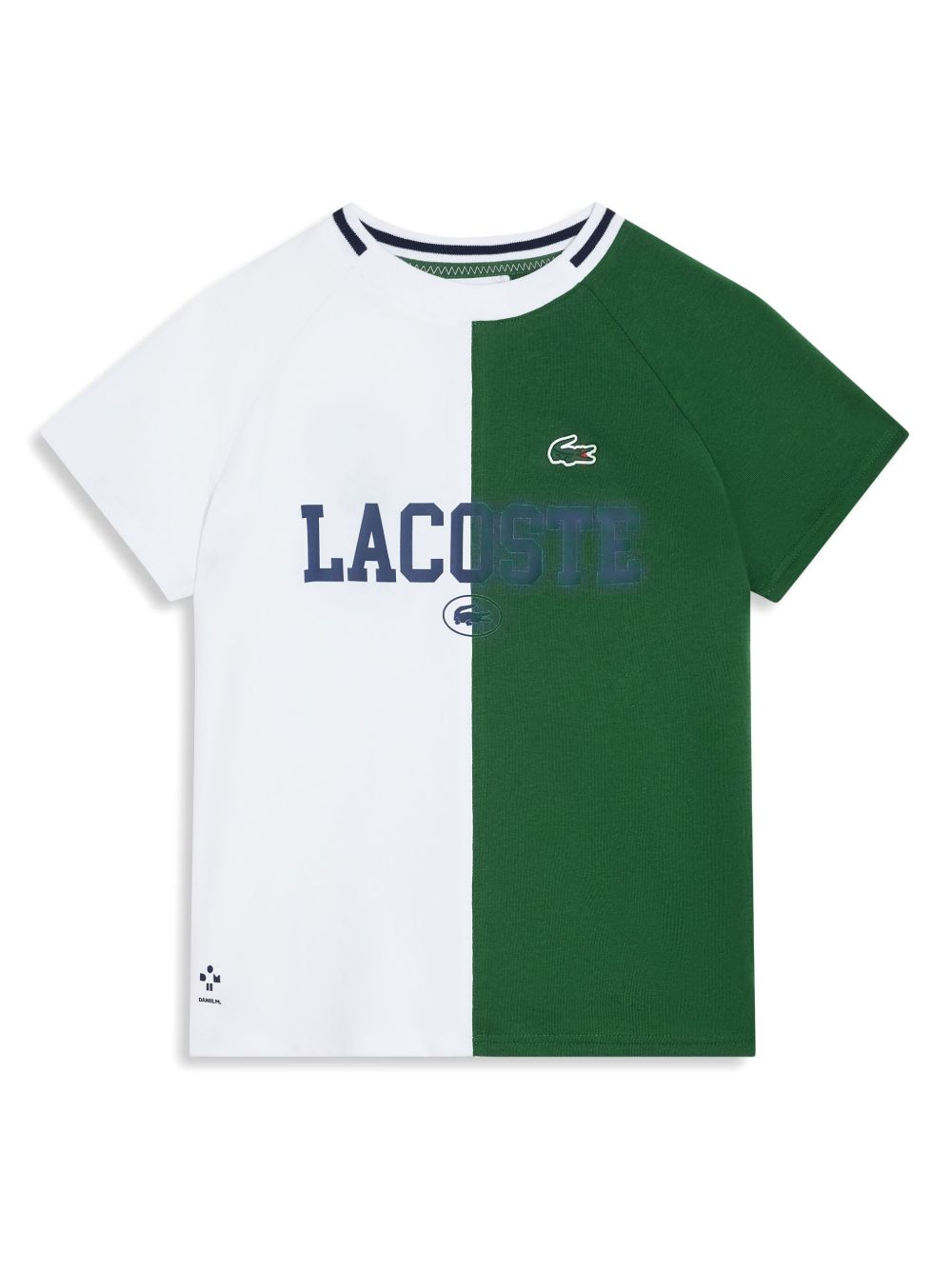 Lacoste 双色T恤 - 白色