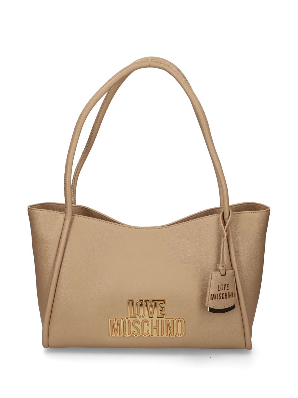 Love Moschino logo贴花托特包 - 中性色