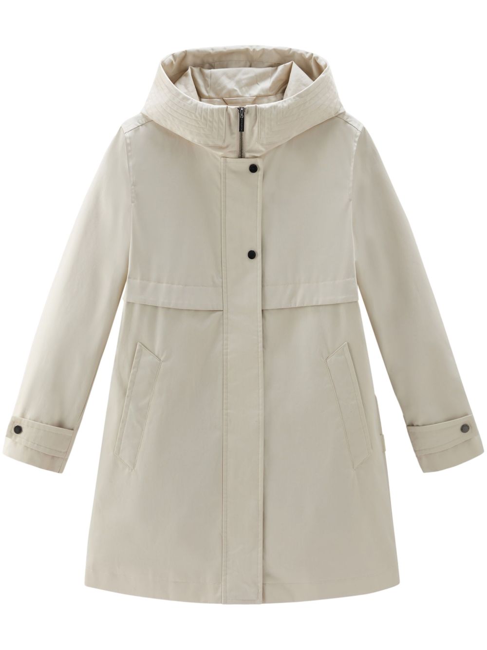 Woolrich 棉连帽派克大衣 - 中性色