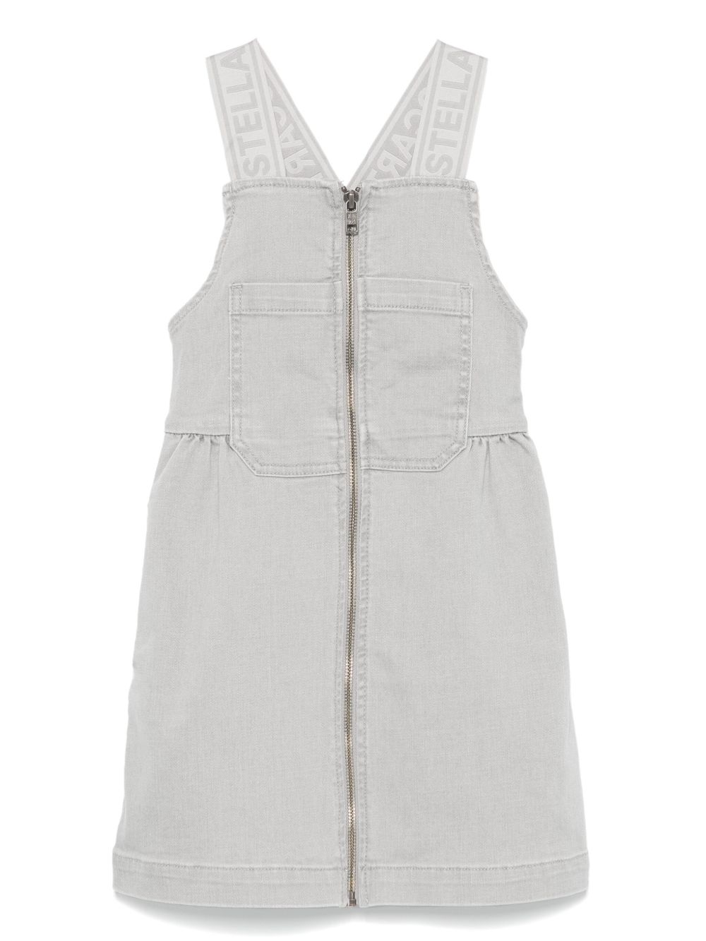 Stella McCartney Kids 牛仔连衣裙 - 灰色