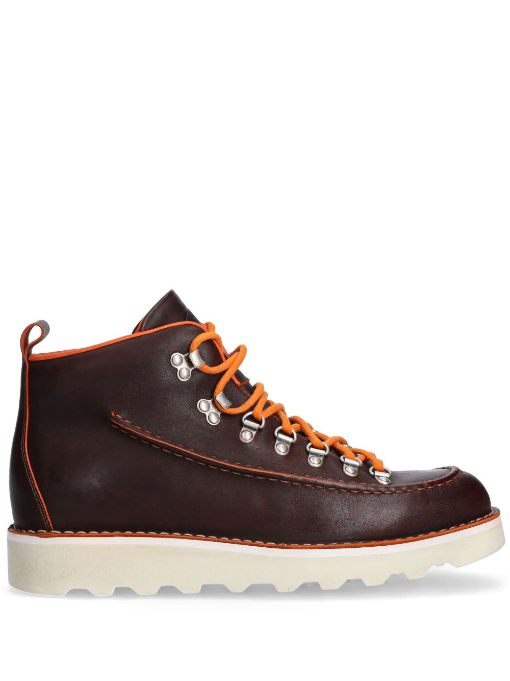 Fracap 系带及踝靴 - 褐色