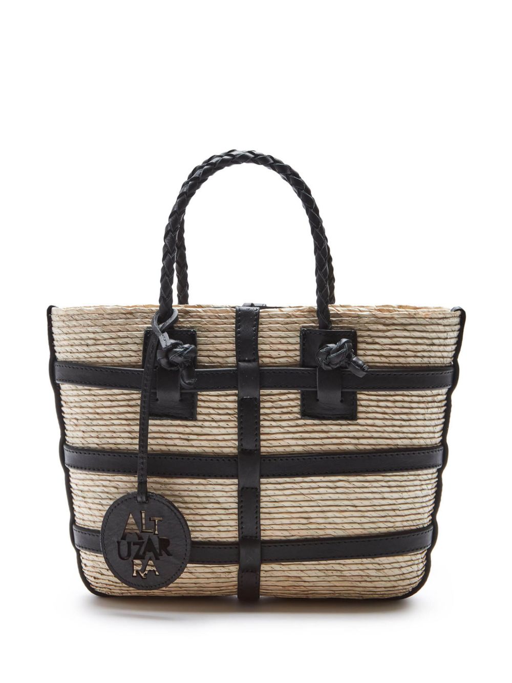 Altuzarra Watermill 迷你拉菲草手提包 - 中性色