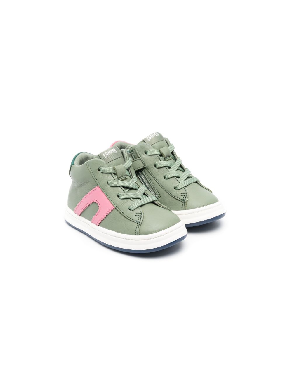 Camper Kids Runner Four Twins 低帮运动鞋 - 绿色