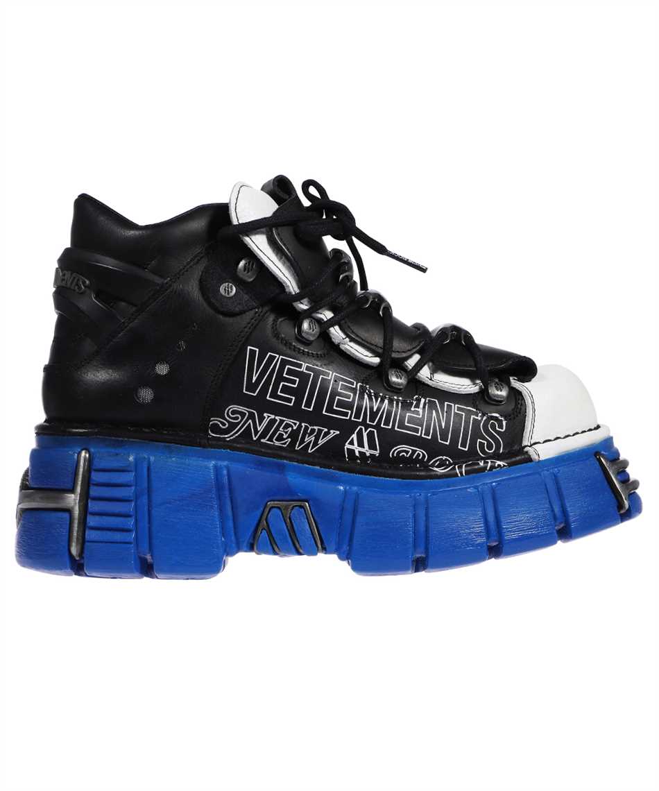 VETEMENTS Leather Platform Sneakers