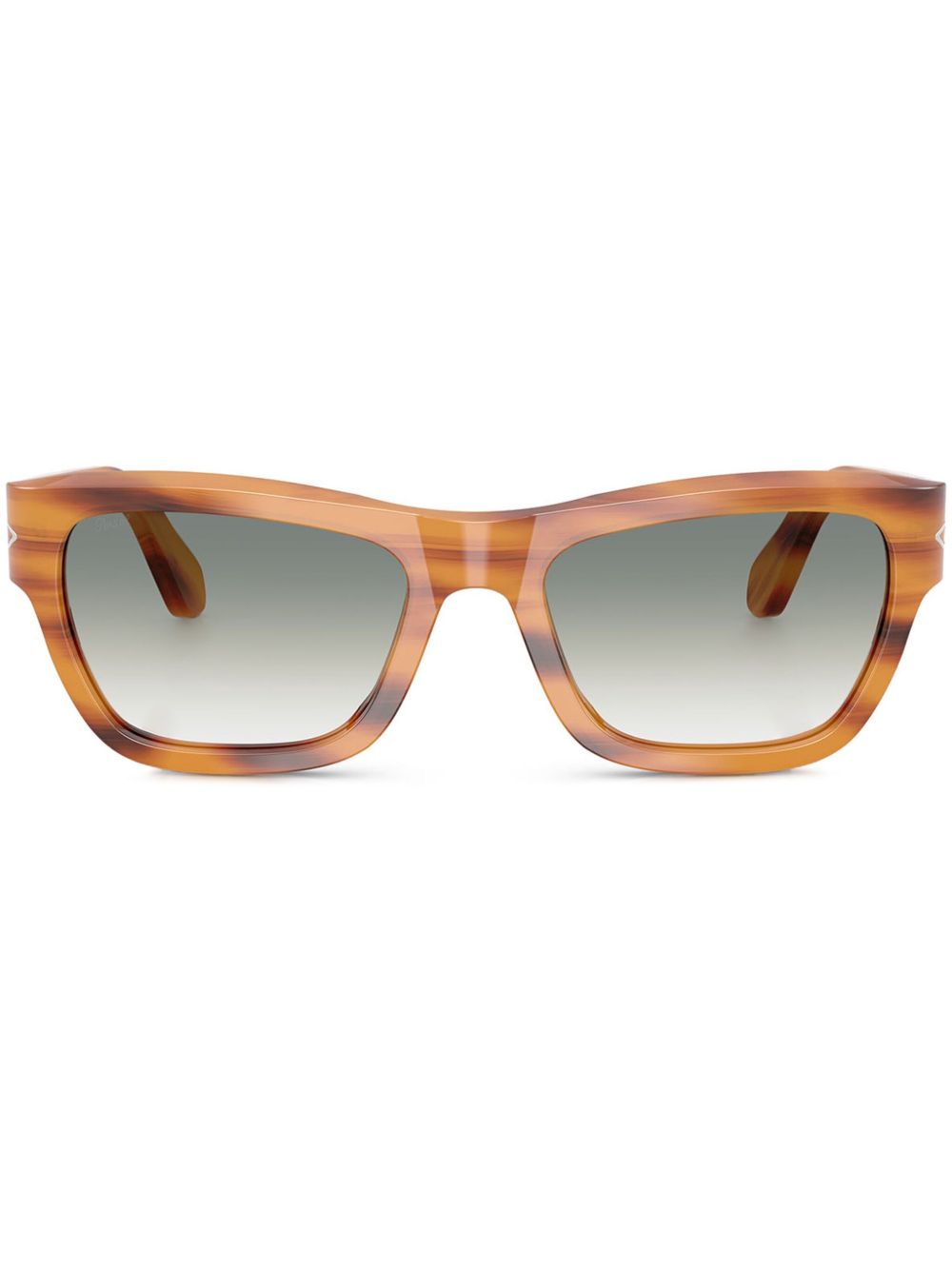 Persol 方框太阳眼镜 - 褐色