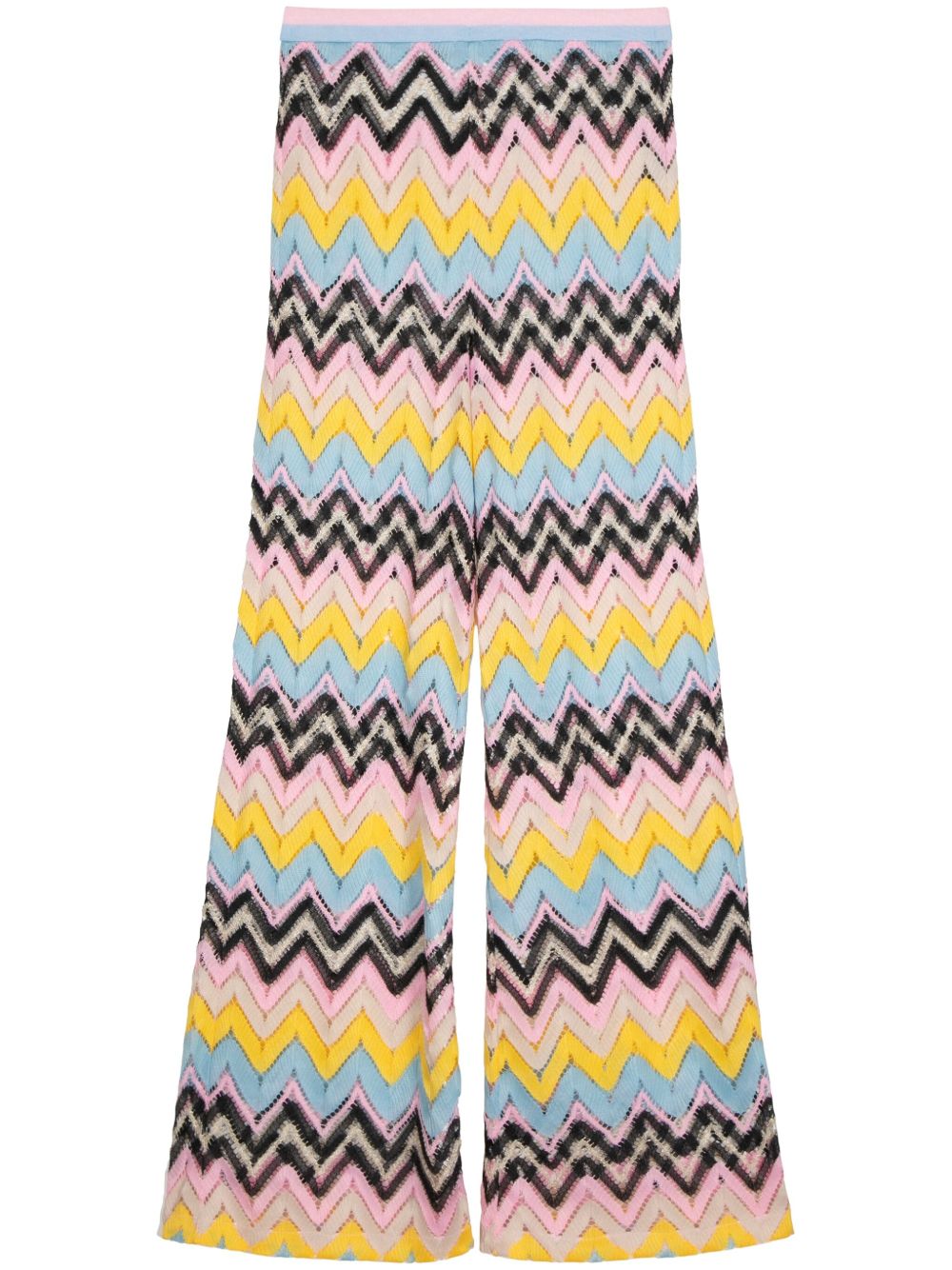 Cynthia Rowley Zigzag 长裤 - 粉色