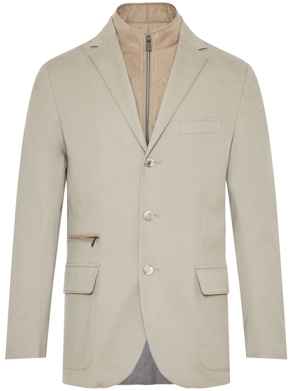 Corneliani 功能性夹克 - 中性色