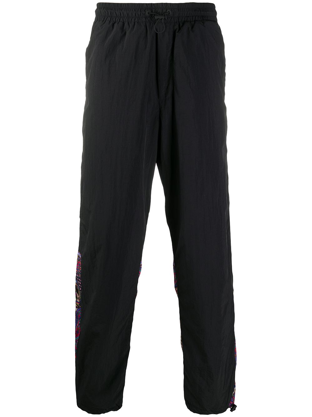 Versace Jeans Couture 范思哲 logo印花运动裤 - 黑色