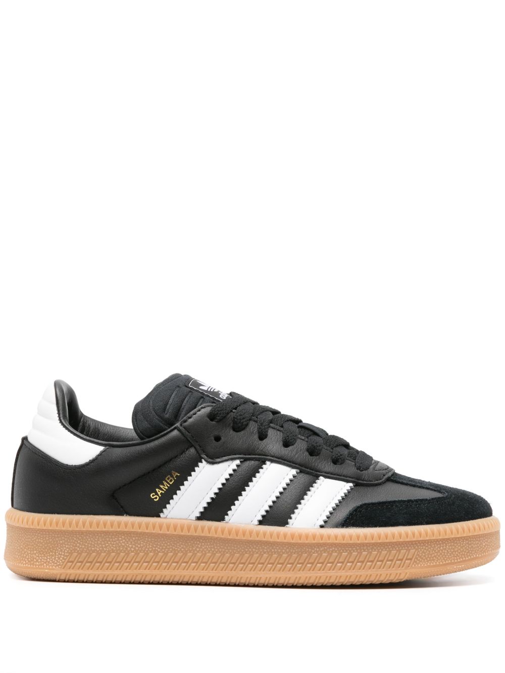 adidas Samba XLG 皮质运动鞋 - 黑色
