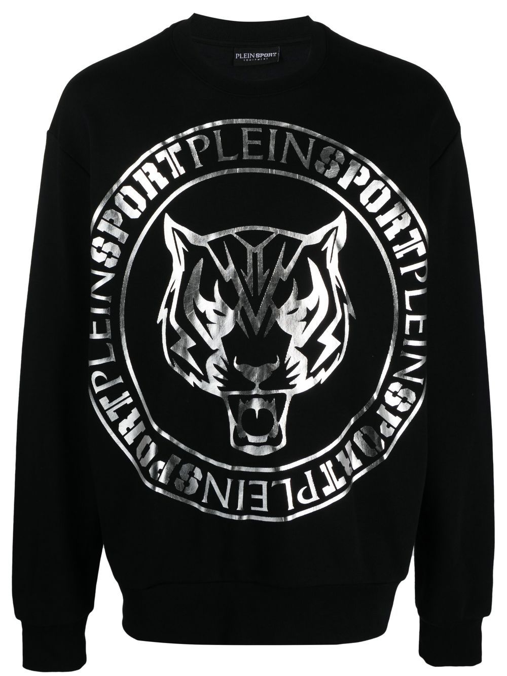 Plein Sport logo印花卫衣 - 黑色
