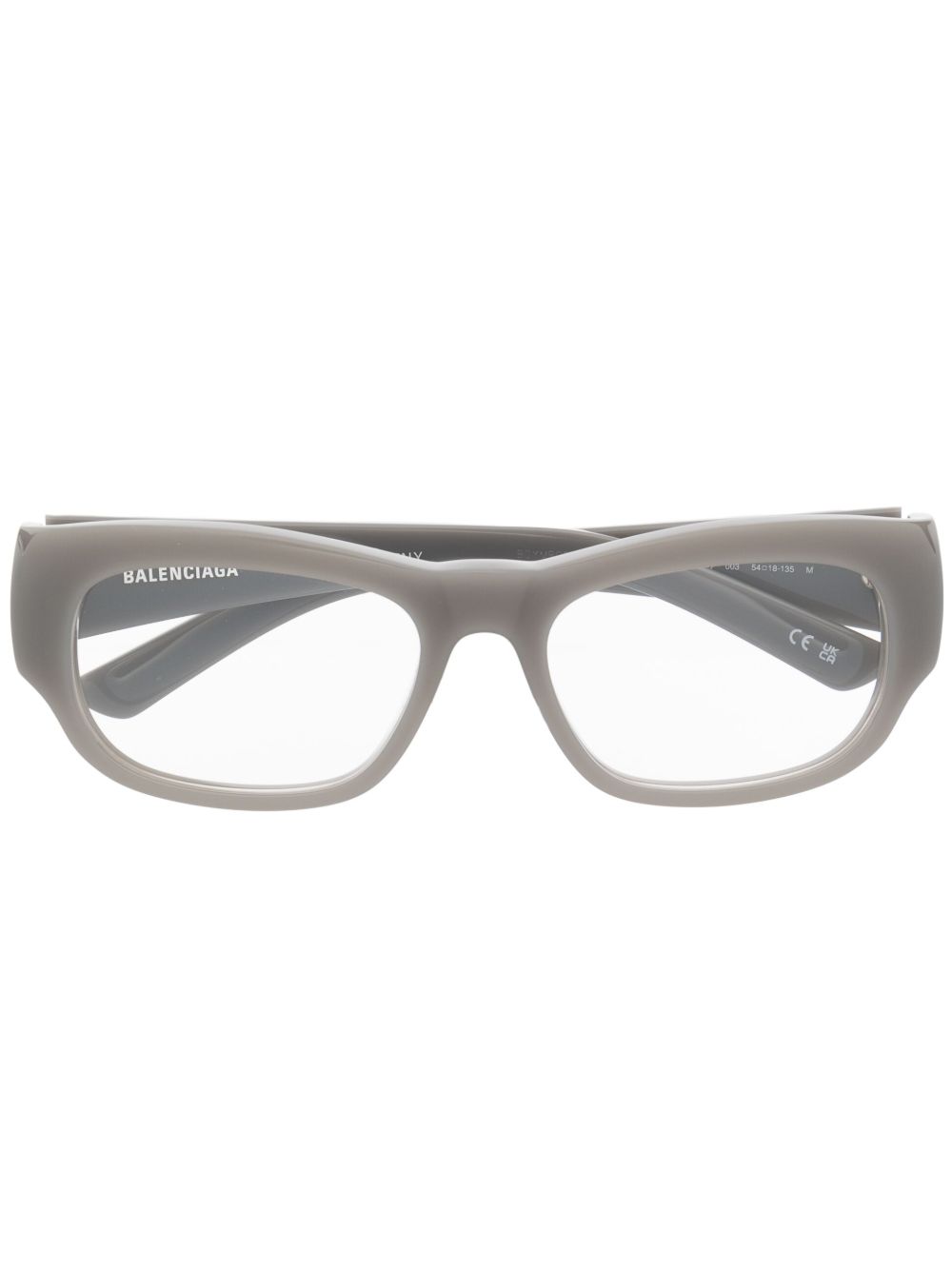Balenciaga Eyewear D字形框眼镜 - 灰色
