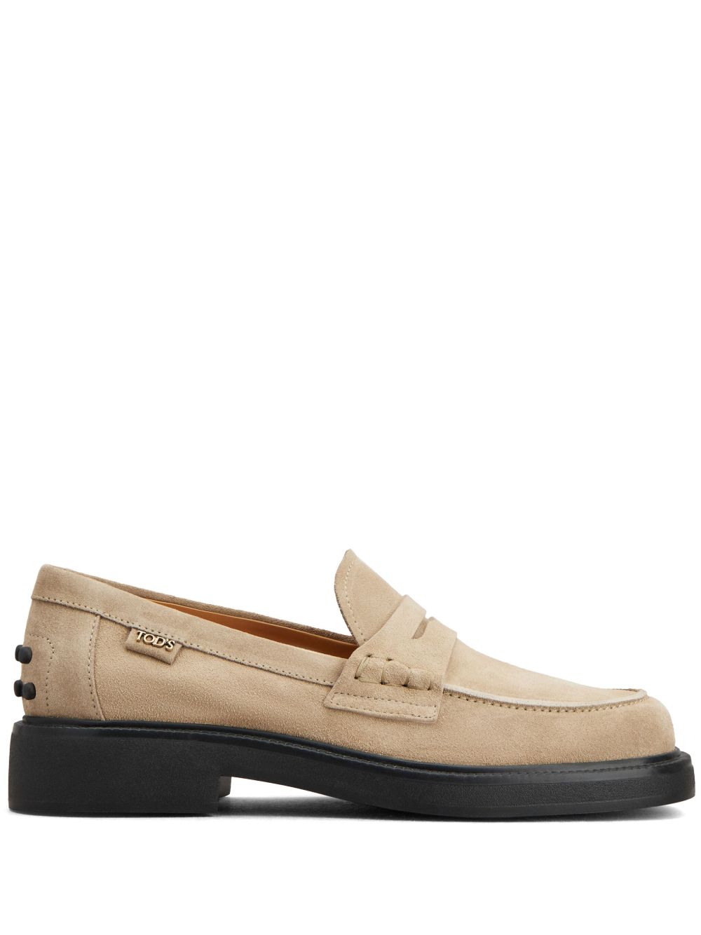 Tod's 便士槽绒面皮乐福鞋 - 中性色
