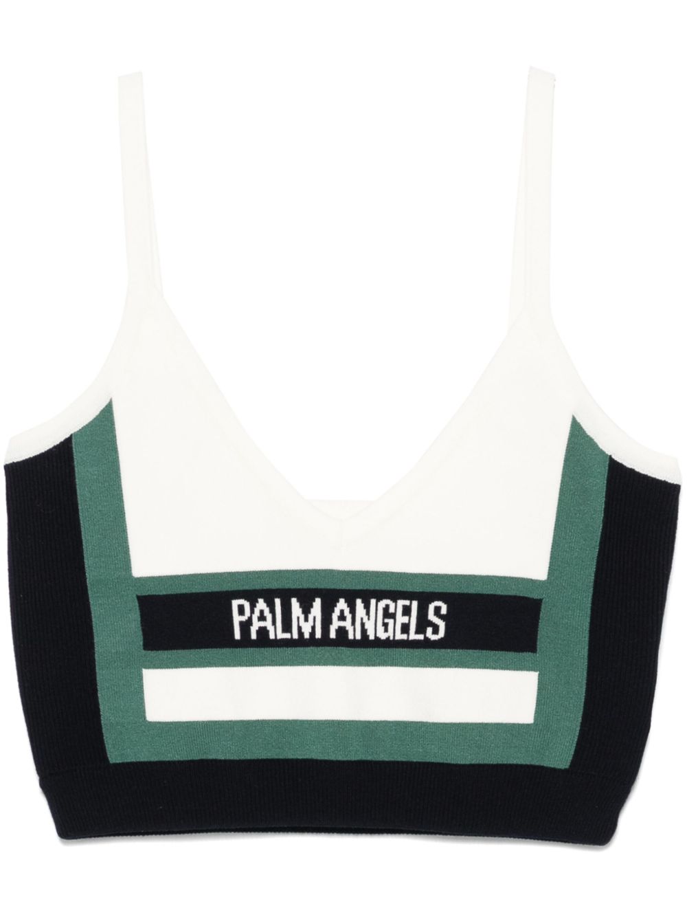 Palm Angels Racing 坦克背心 - 蓝色