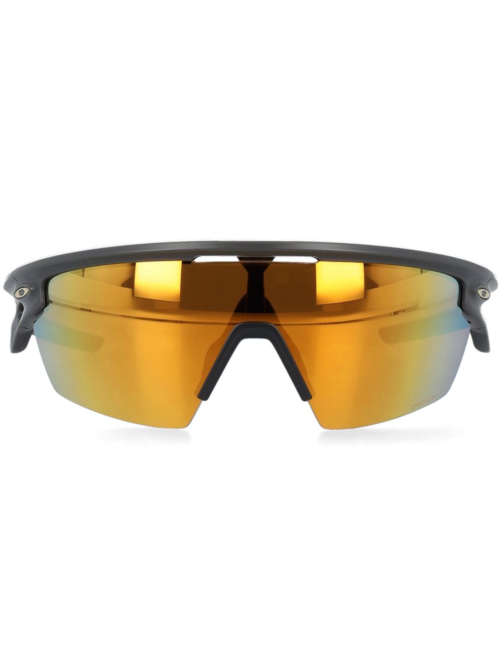 Oakley Sphaera 盾形镜框太阳眼镜 - 黑色