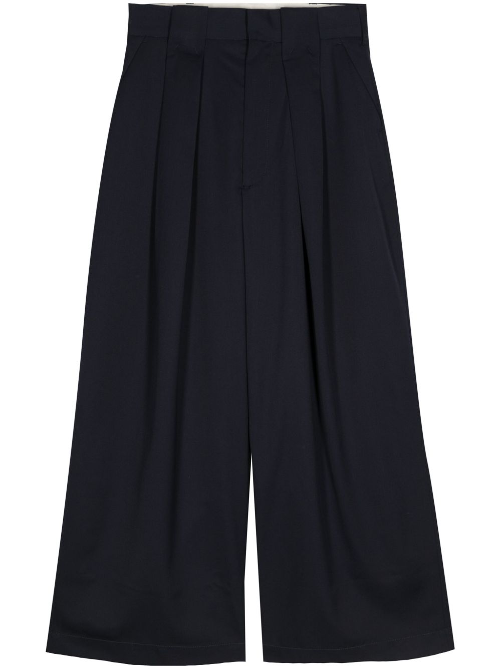 MERYLL ROGGE high-waist wide-leg trousers - 蓝色