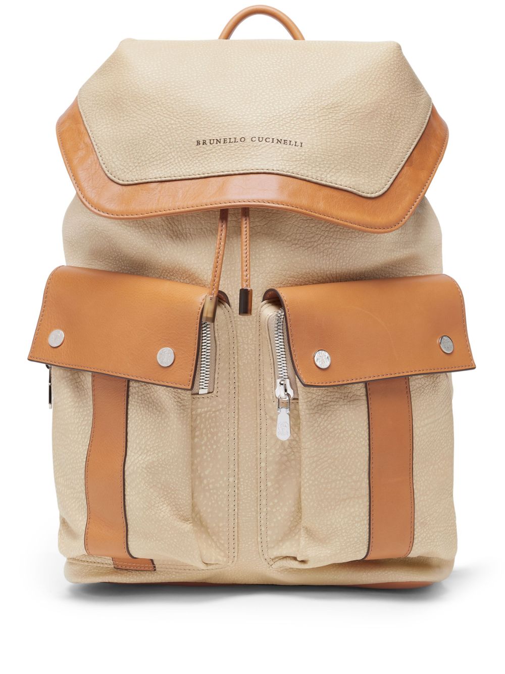 Brunello Cucinelli Vachetta 双肩包 - 中性色