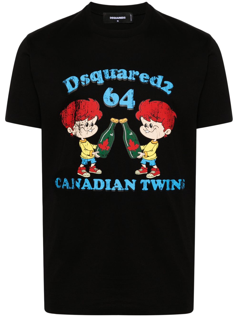 DSQUARED2 Cool Fit 棉T恤 - 黑色