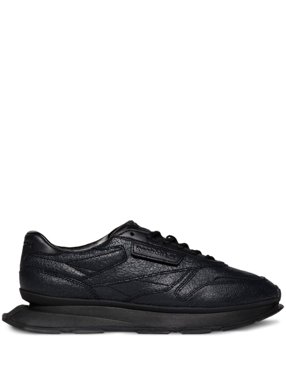Reebok LTD Classic LTD 系带皮质运动鞋 - 黑色
