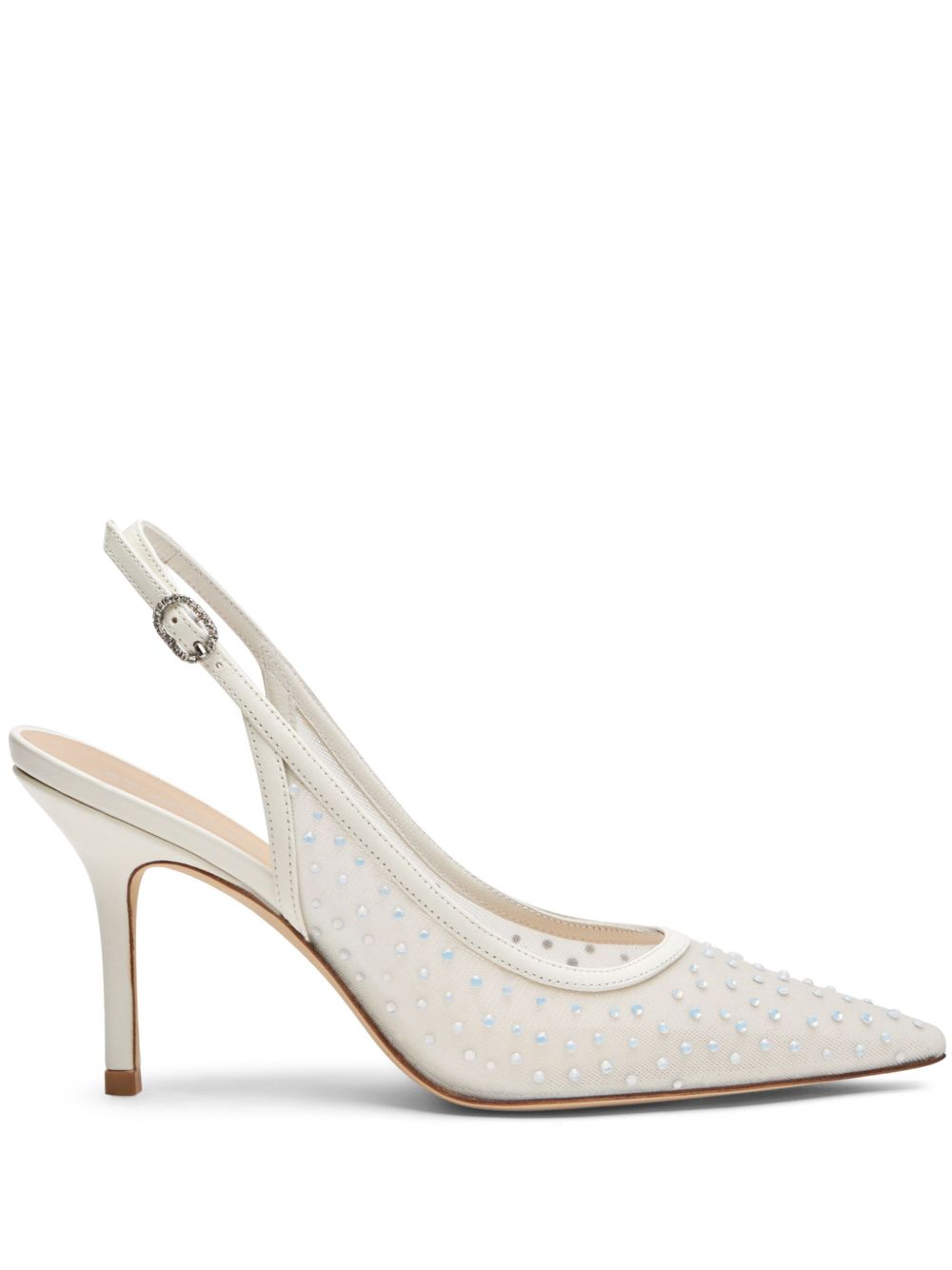 Stuart Weitzman Emilia 高跟鞋（8.5厘米） - 白色