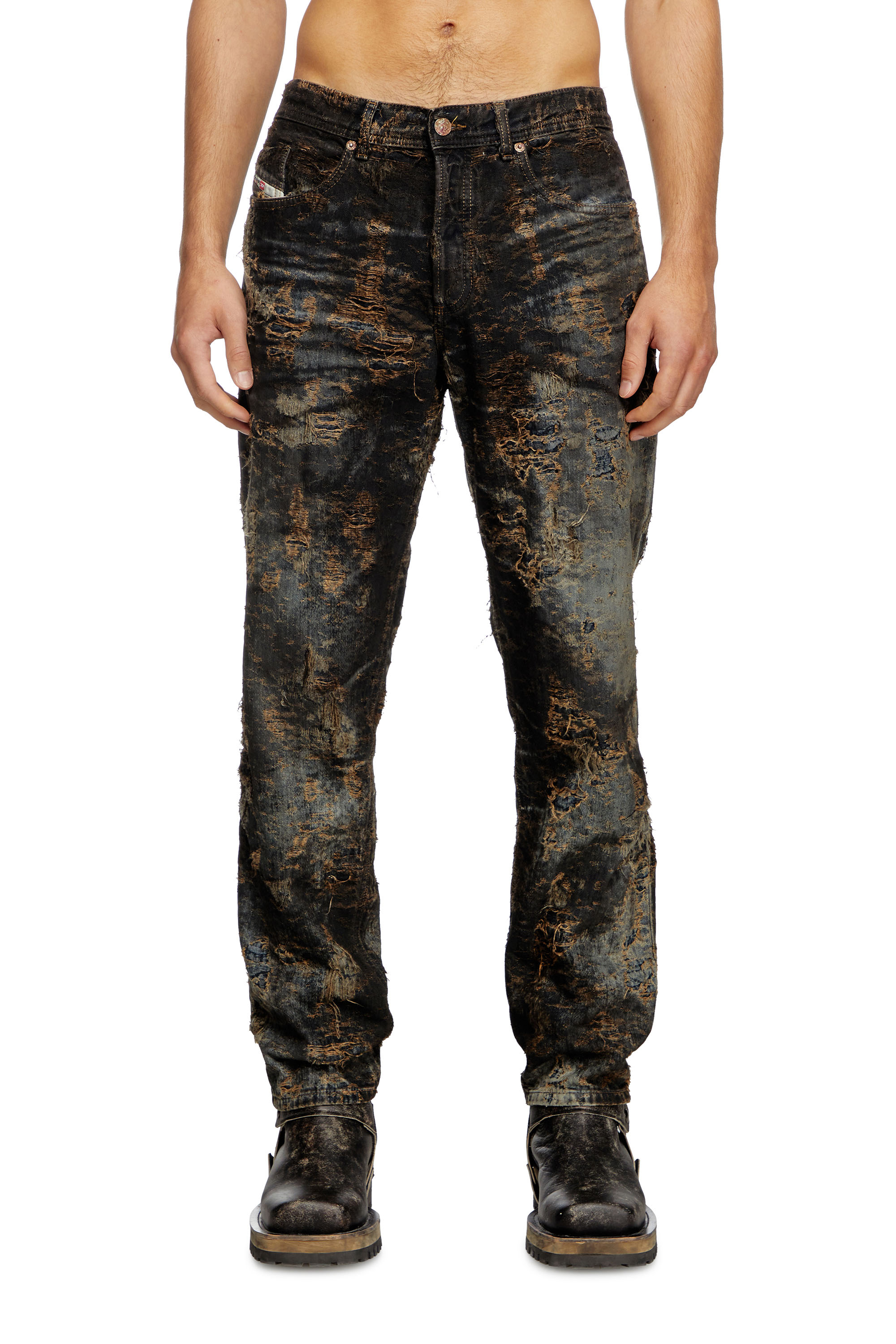 Diesel - Regular Jeans - 2023 D-Finitive - Jeans - Man - Black