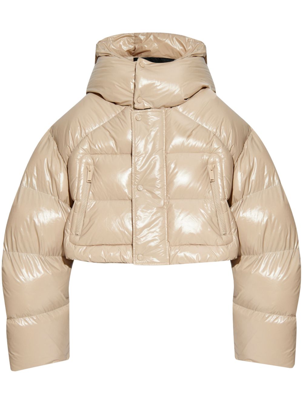 DSQUARED2 Iconic 蓬松夹克 - 中性色
