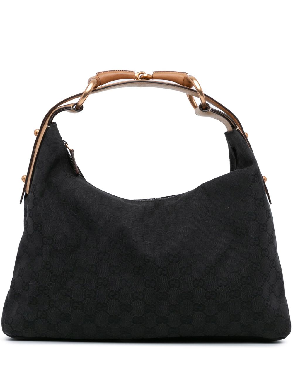 Gucci Pre-Owned 2000 GG Canvas hobo bag - 黑色