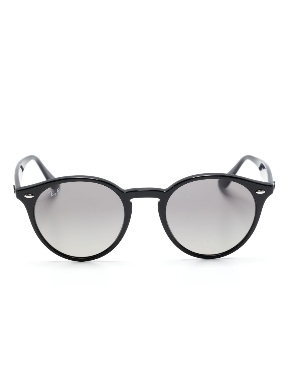 Ray-Ban 广角大圆框有色镜片太阳眼镜 - 黑色