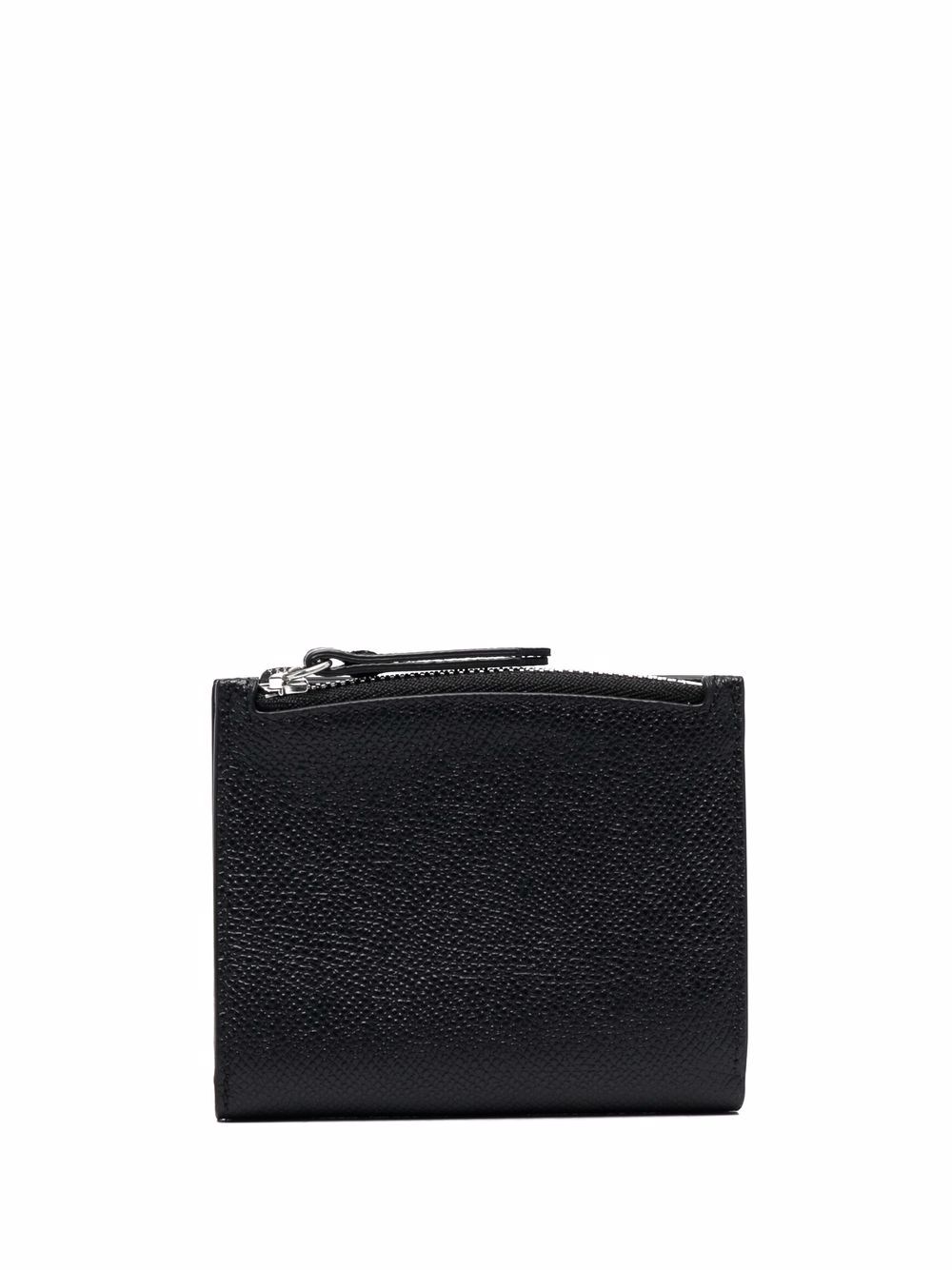 Maison Margiela 四缝线皮质钱包 - 黑色