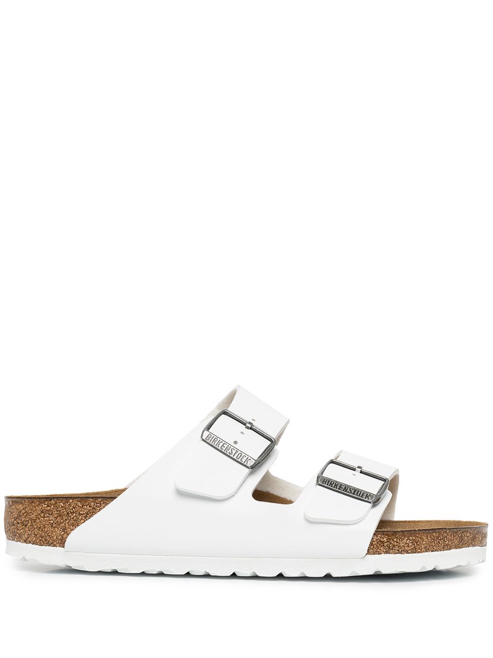 Birkenstock Arizona 皮质凉鞋 - 白色