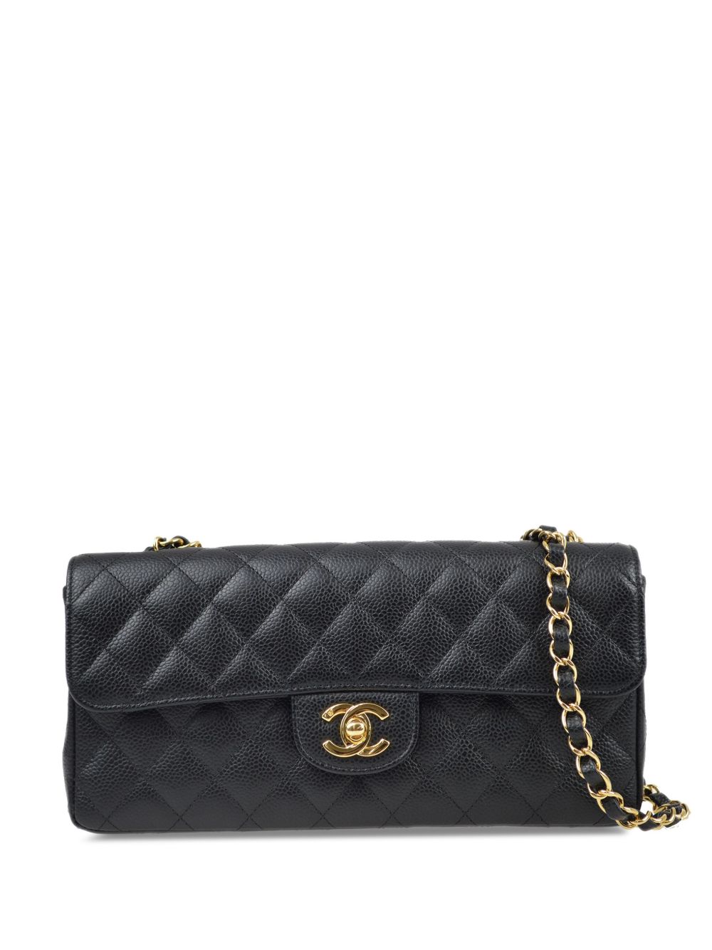 CHANEL Pre-Owned East West 单肩包（2006年典藏款） - 黑色