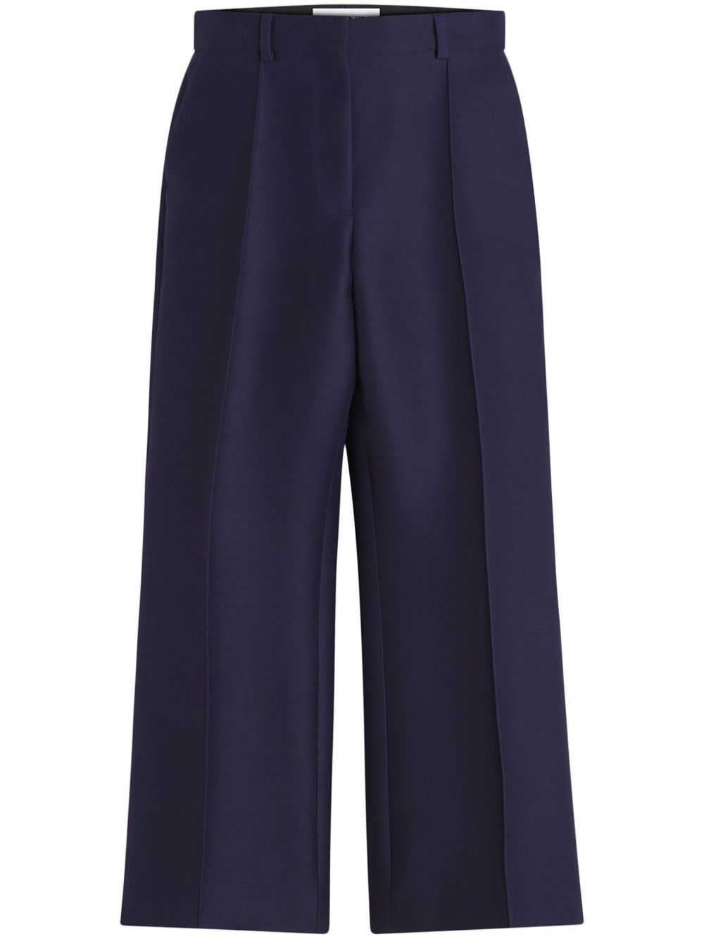 Lanvin 百褶长裤 - 蓝色