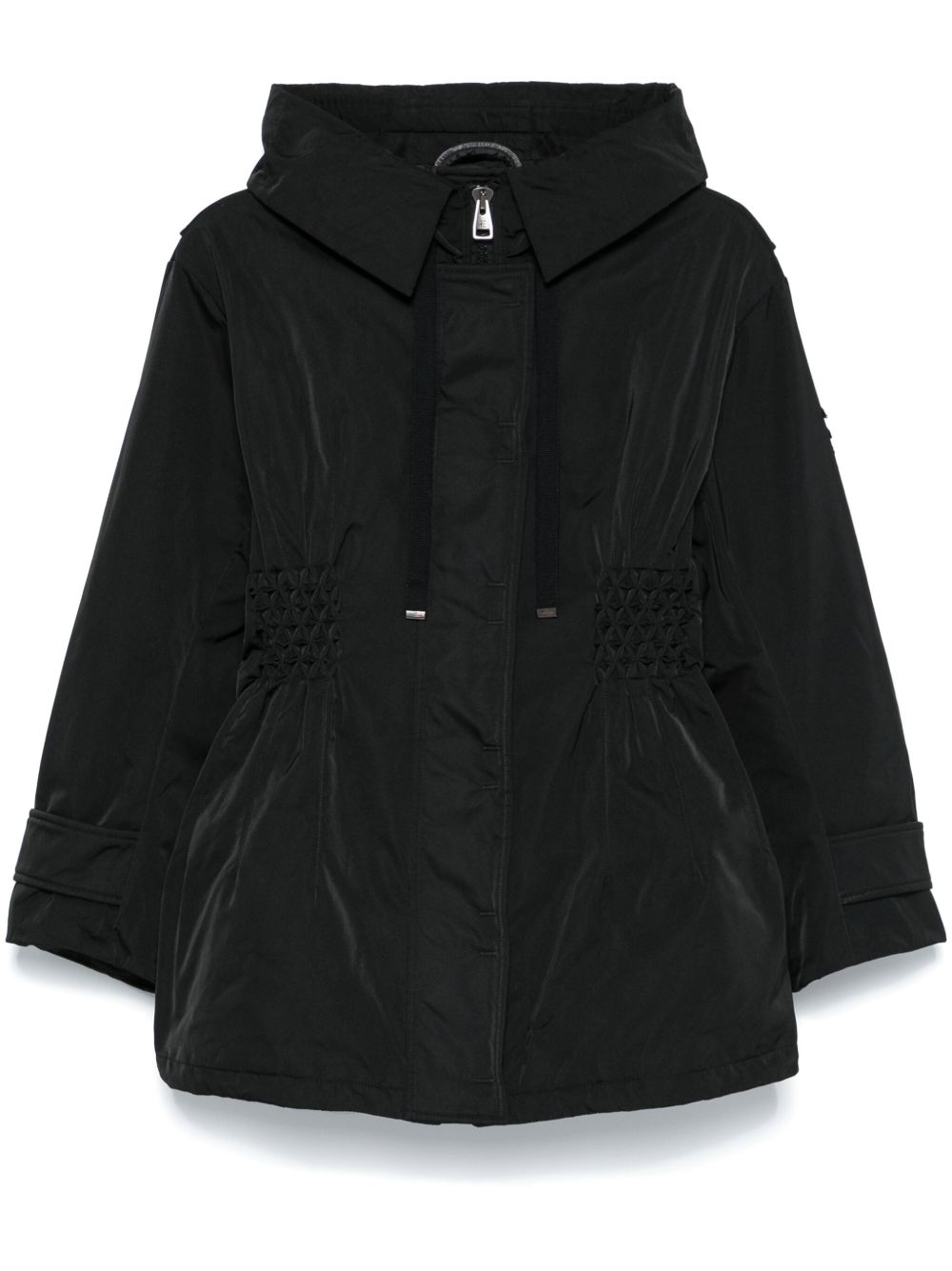 Ermanno Scervino logo刺绣夹克 - 黑色