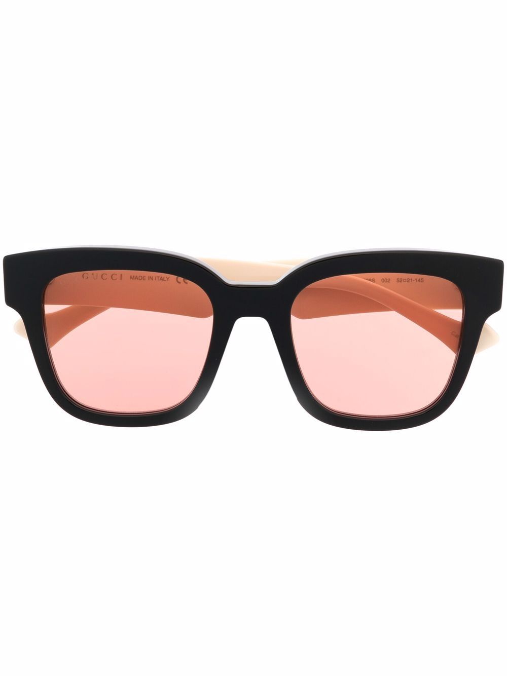 Gucci Eyewear 超大框太阳眼镜 - 中性色