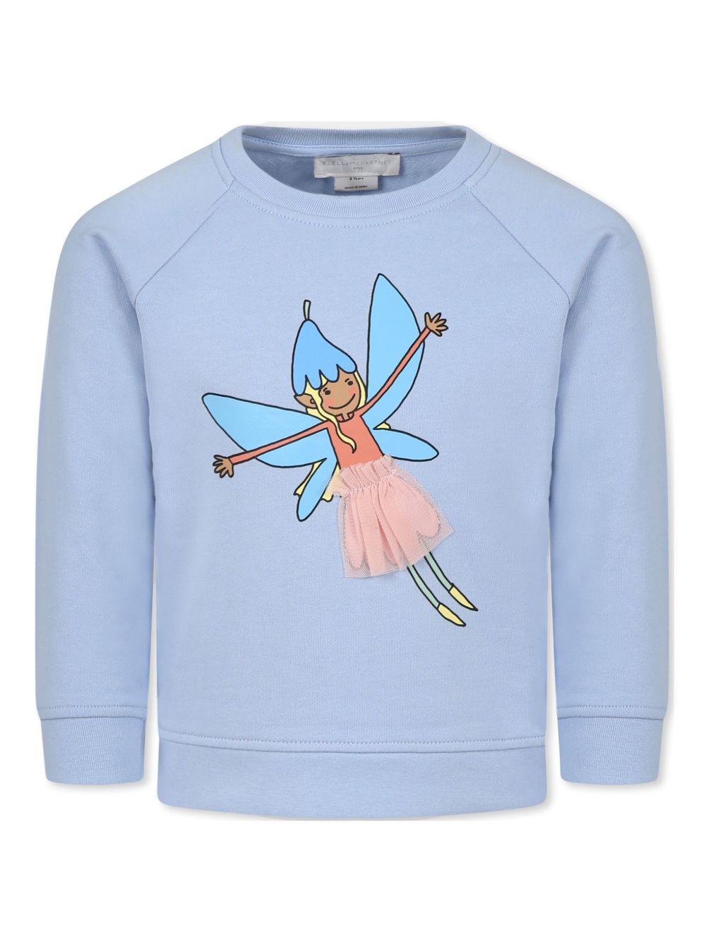 Stella McCartney Kids 图案印花卫衣 - 蓝色
