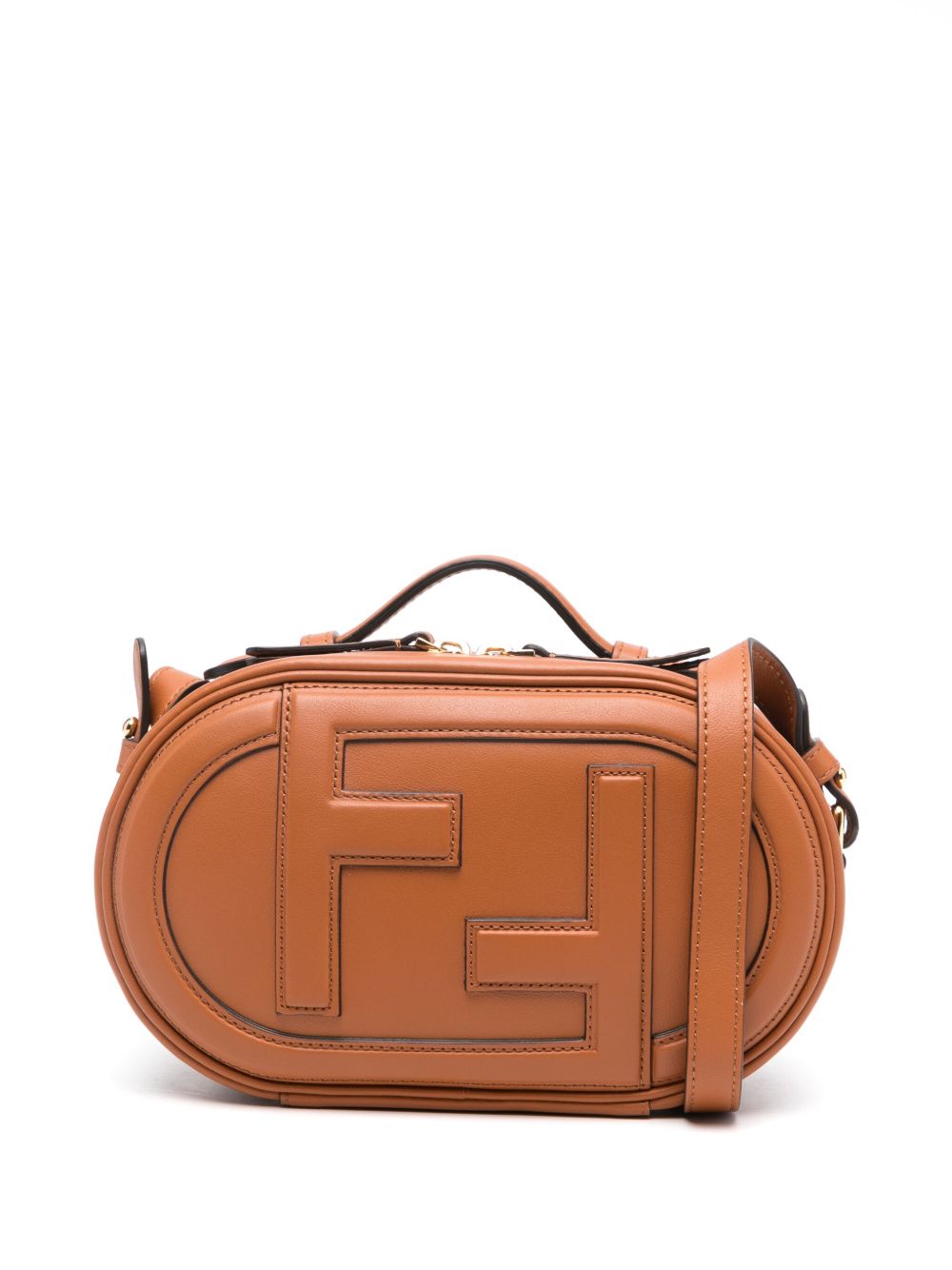 FENDI Camera 迷你斜挎包 - 褐色