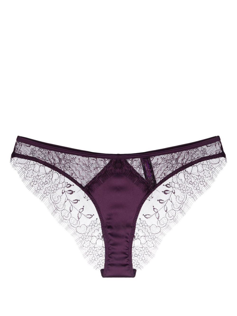 Maison Close Villa Satine Culotte Ouvert 三角内裤 - 紫色