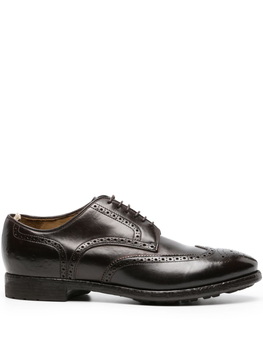 Officine Creative Temple 003 皮质德比鞋 - 褐色